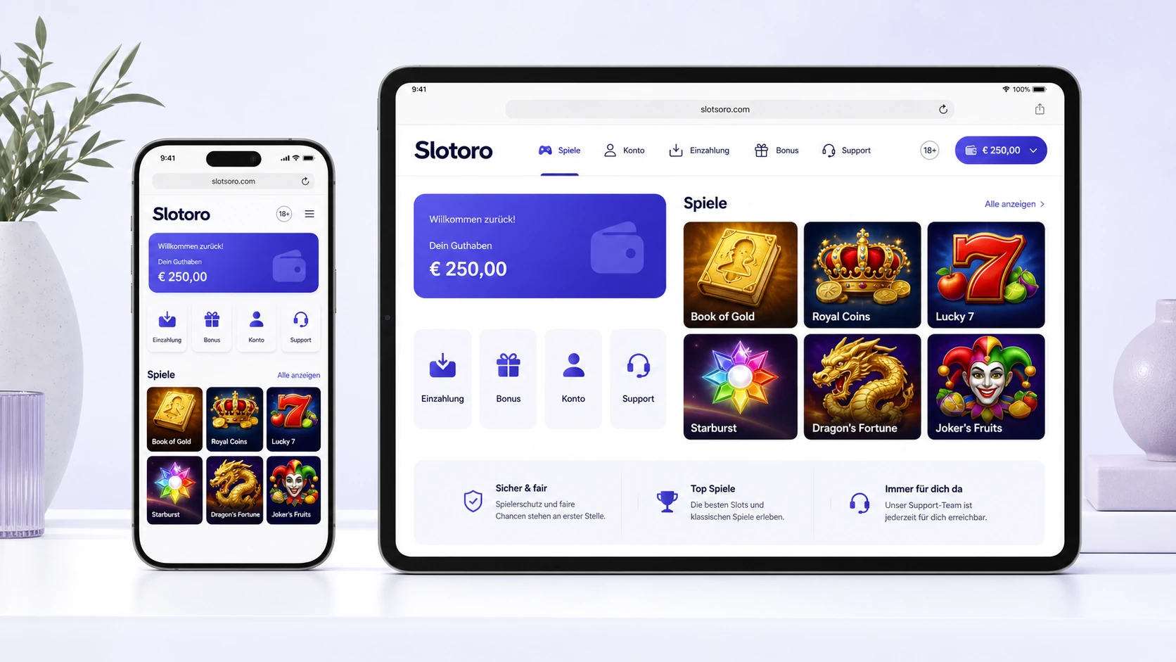 Slotoro Mobile Casino im Überblick