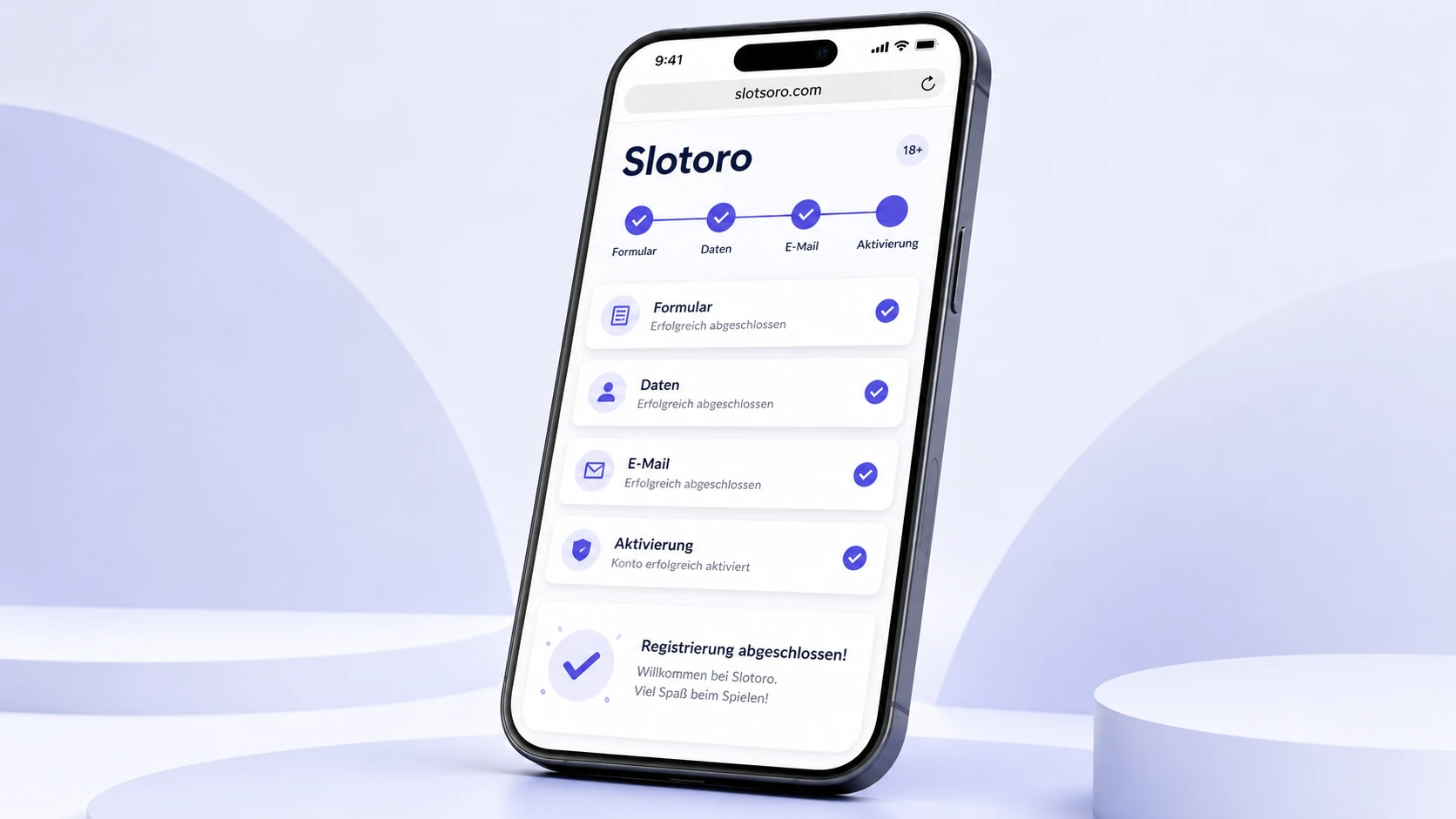 Slotoro Registrierung auf mobilen Geräten