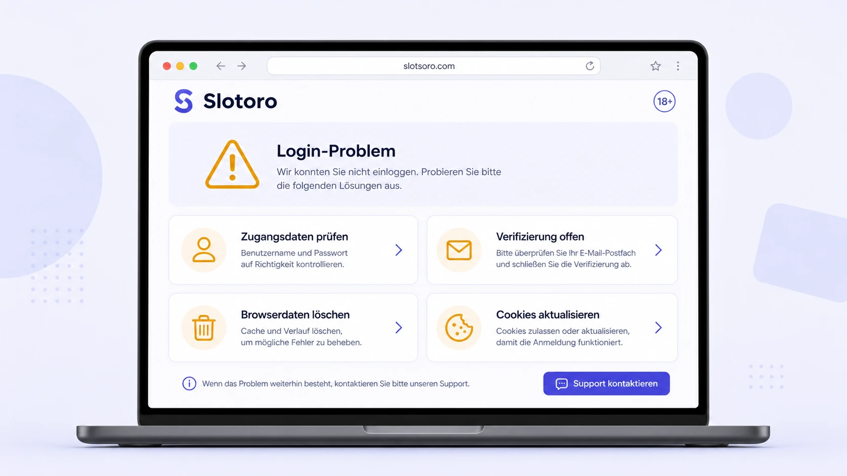 Typische Login-Probleme und mögliche Lösungen