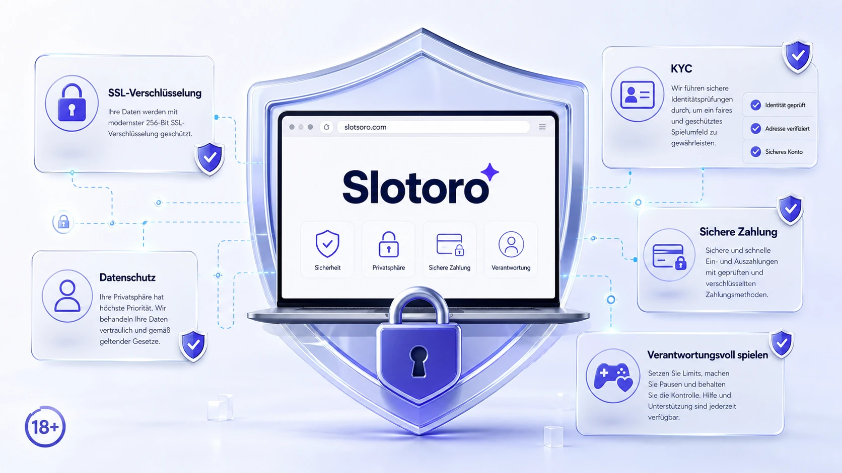 Sicherheit, Datenschutz und Lizenzierung